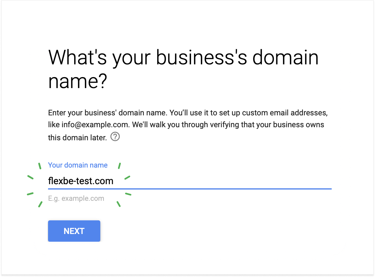 Google company email