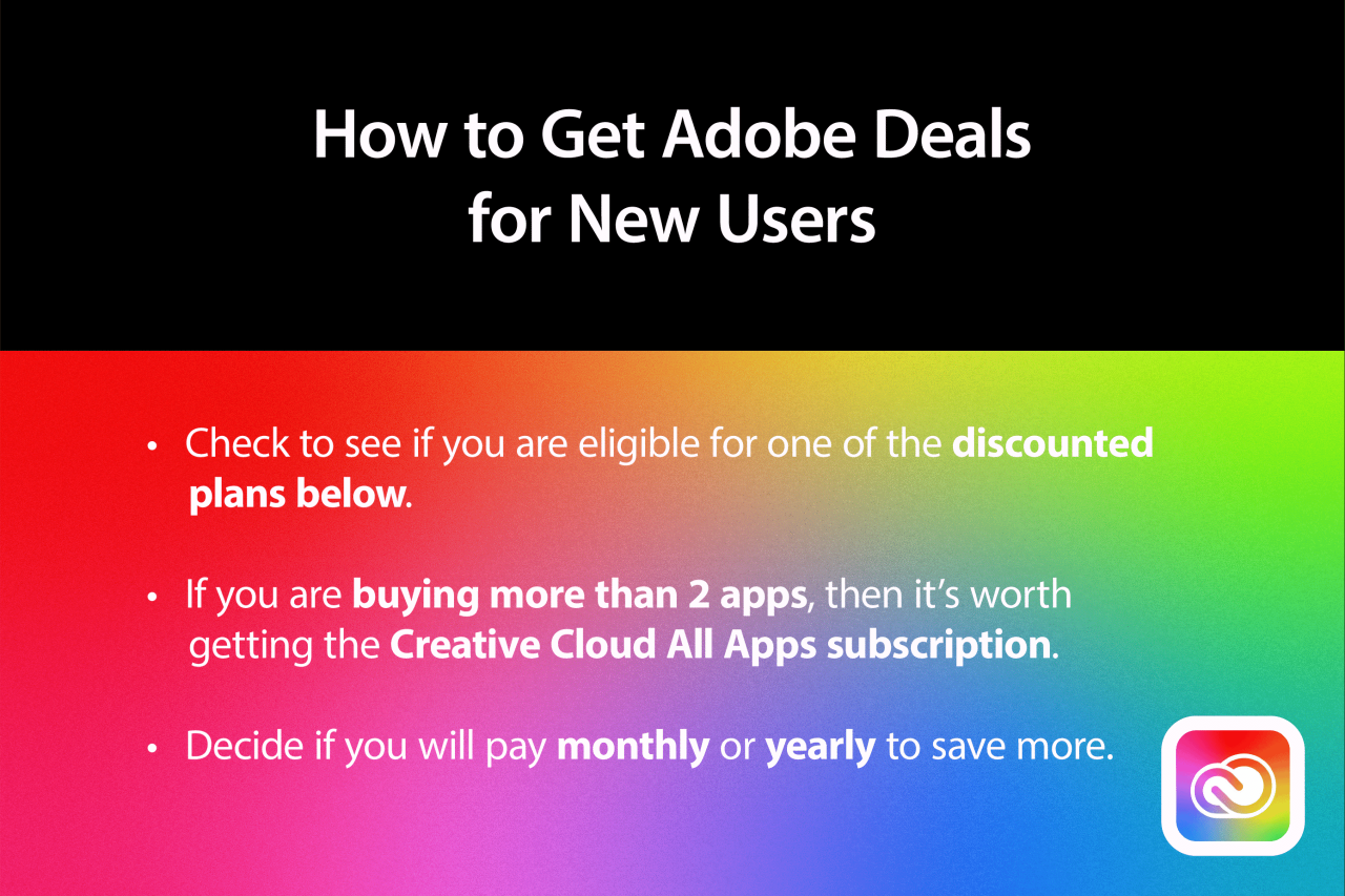 Adobe creative cloud discount for students