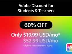 Adobe Creative Cloud Student Black Friday Deals