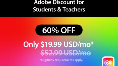 Adobe Creative Cloud Student Black Friday Deals