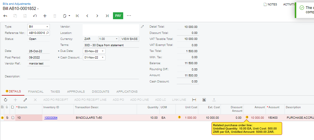 Electronic ap approval