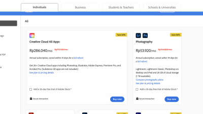 Adobe Creative Cloud Educational Discount