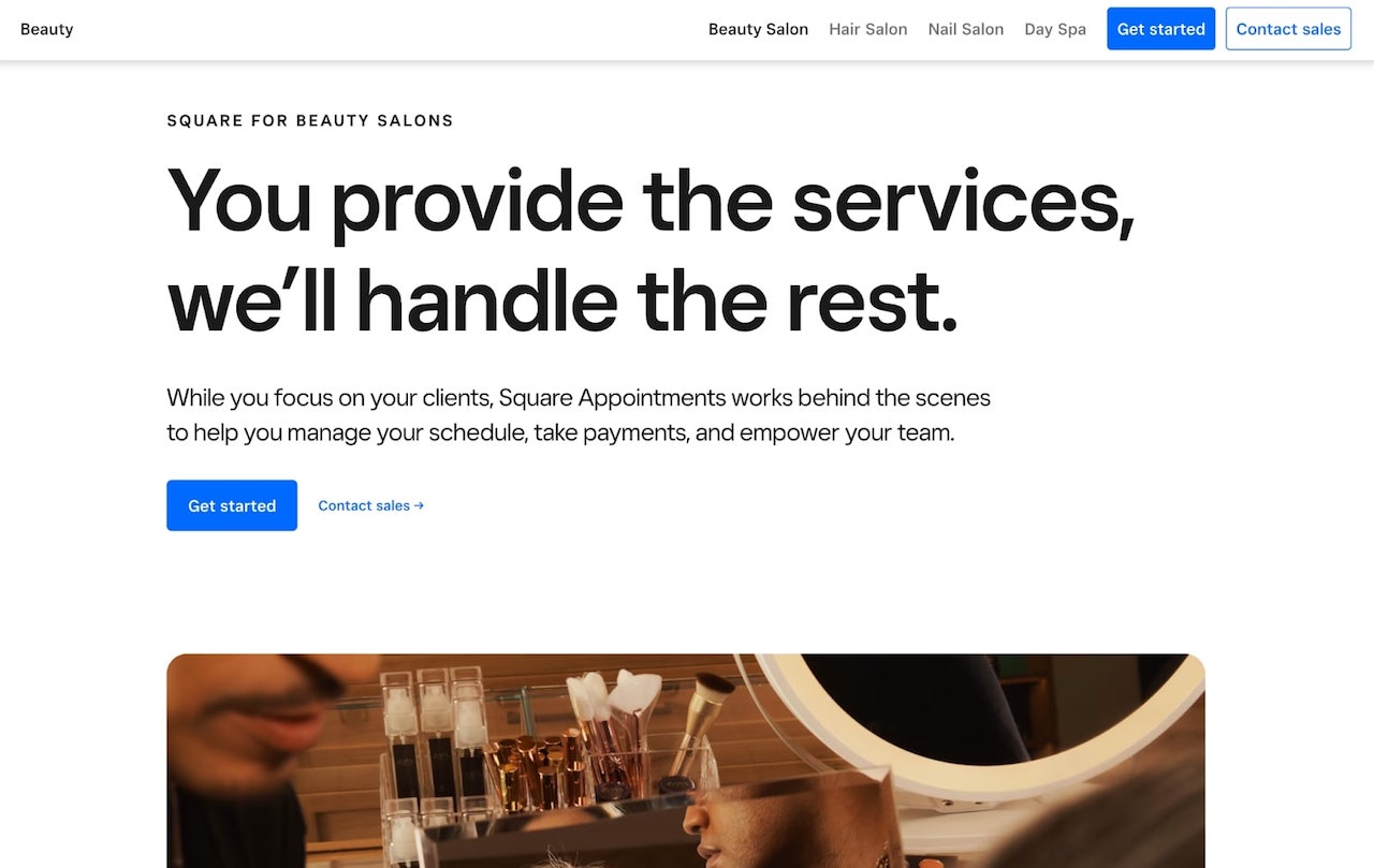 Beauty salon credit card processing