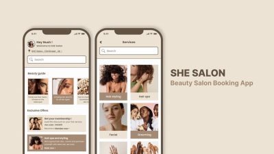 Beauty salon scheduling app