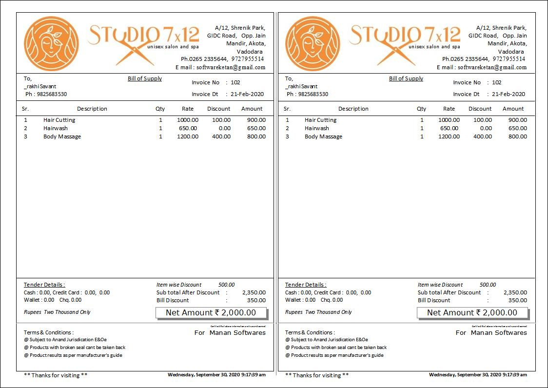 Accounting software for beauty salons