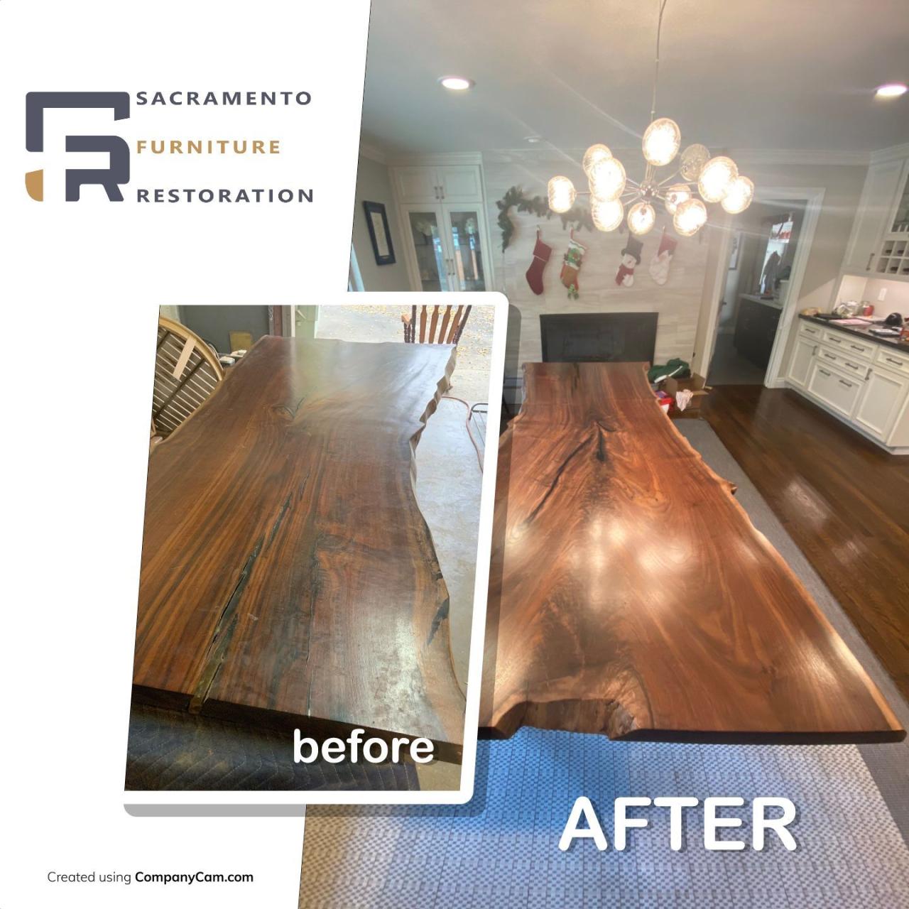 Sacramento furniture restoration