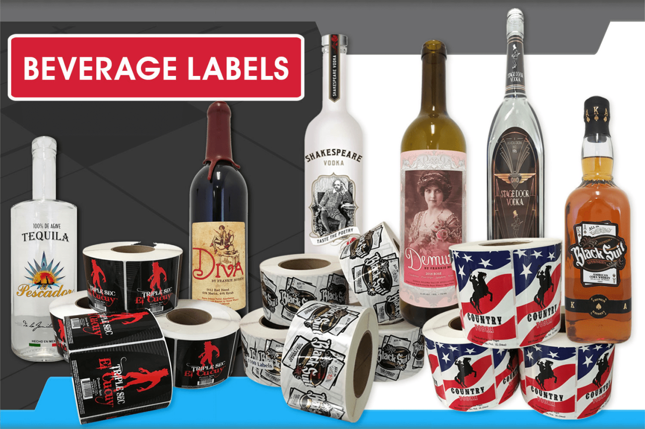 Custom beverage labels