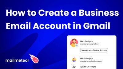 Create a gmail company account