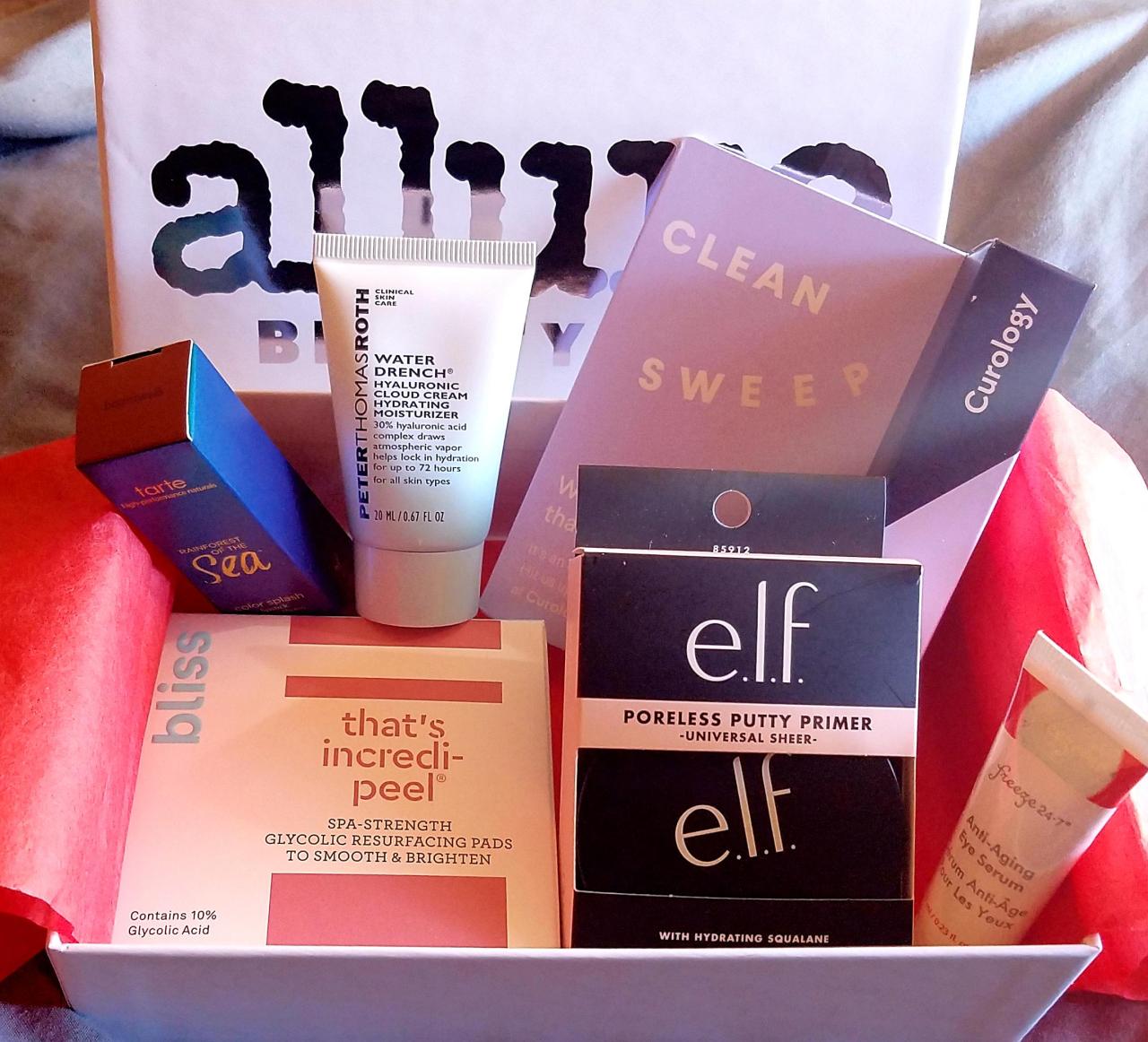 Allure beauty box member gift january 2020 comments beautyboxes
