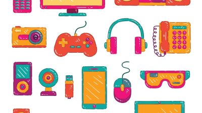 Electronic Gadgets Vector Art, Icons, and Graphics for Free Download