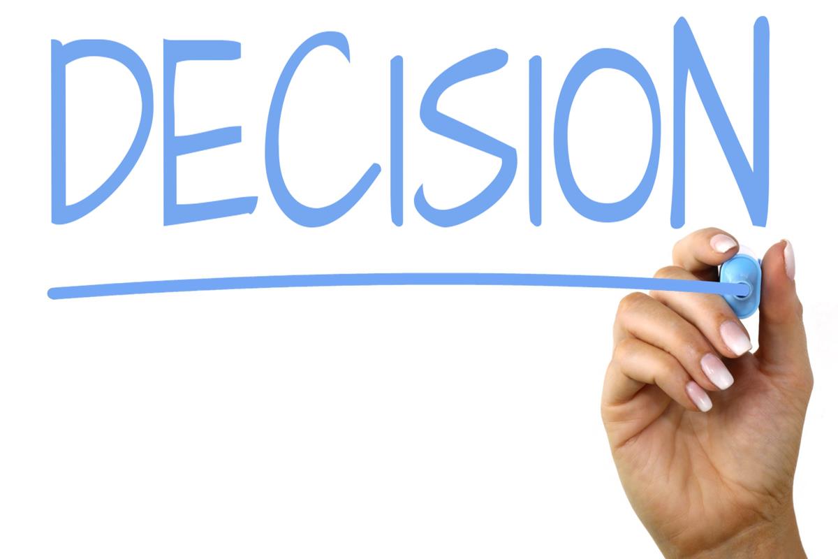 Decision - Free of Charge Creative Commons Handwriting image