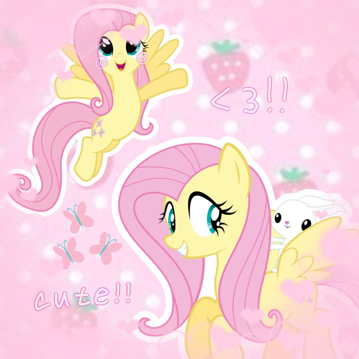 Fluttershy edit! | My little pony wallpaper, My little pony characters ...