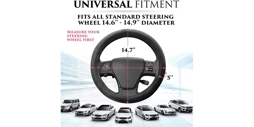 Heated Steering Wheel Cover for Cold Weather Driving 2025